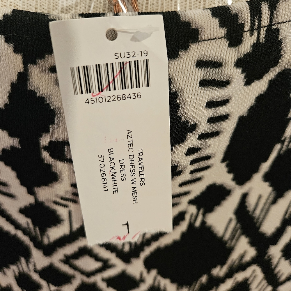 Travelers Classic Aztec-Print Dress Size 1 (US 8) - Picture 5 of 6
